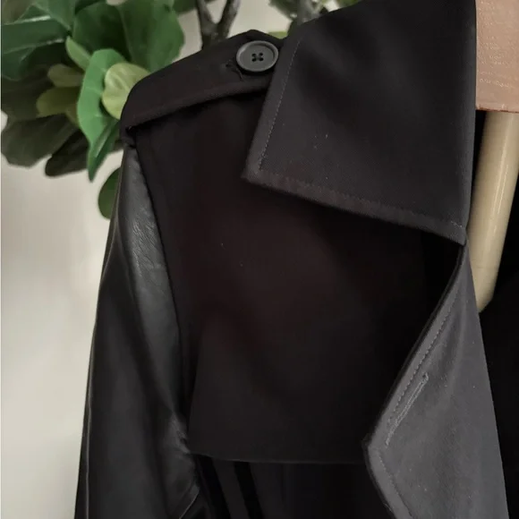 Torrid Women's Black Trench Coat 1 - Picture 4 of 8